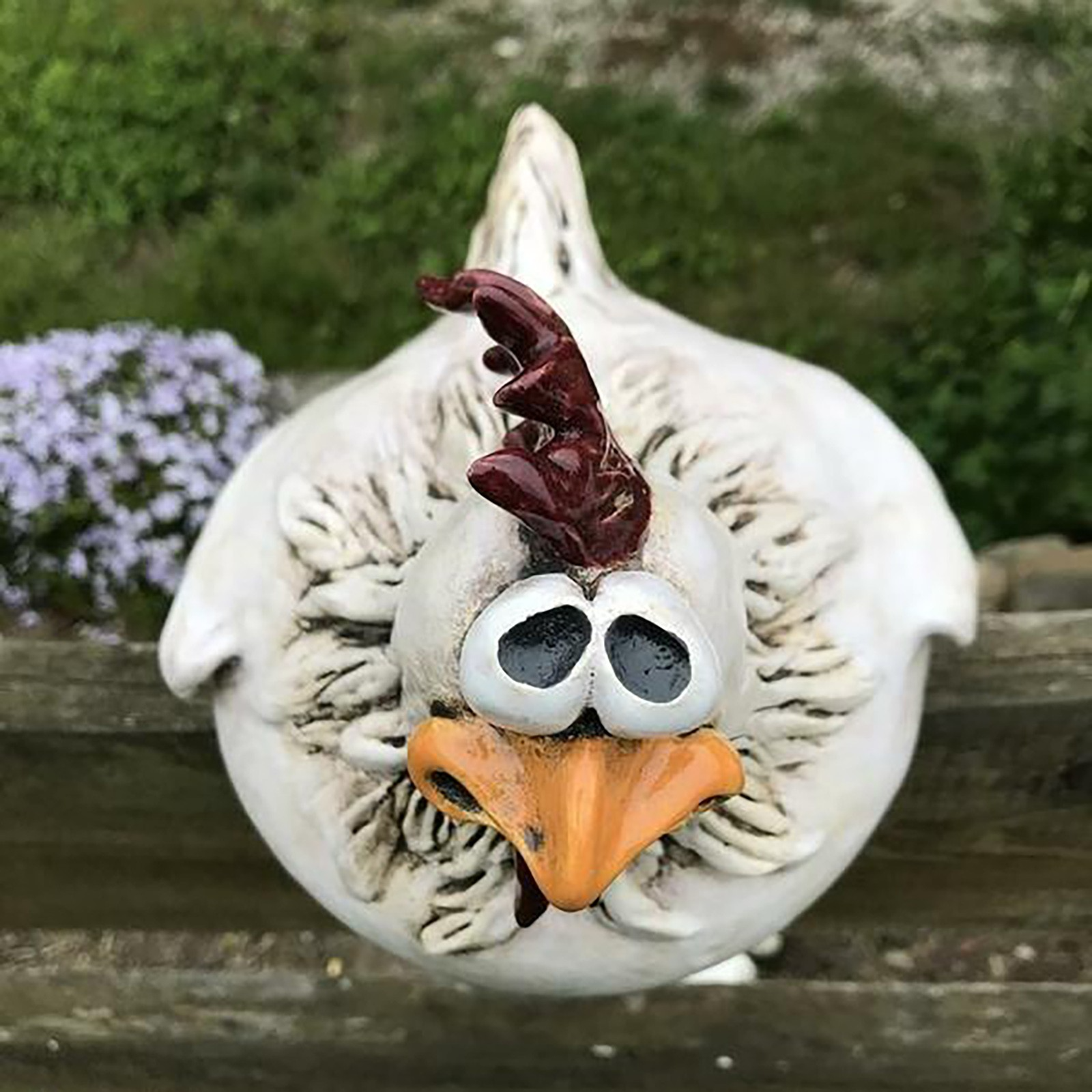 Buy 1 Get 1 Free | ChickenDeko™ - Garden Chicken Figurines with Big Eyes