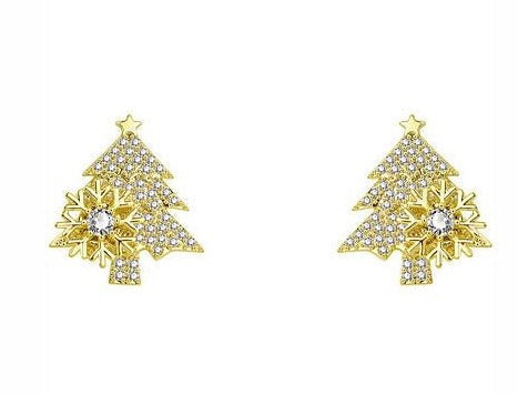 Buy One Get One Free | TwistN'Tinsel - Twistable Christmas Tree Earrings [Last Day Sale]