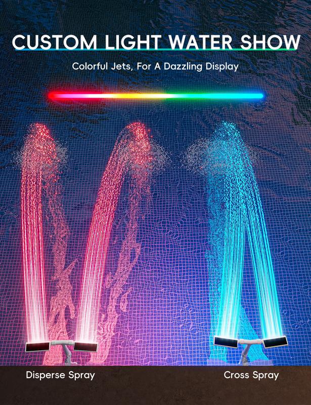 SunSpray - The luminous water arch for your summer dream