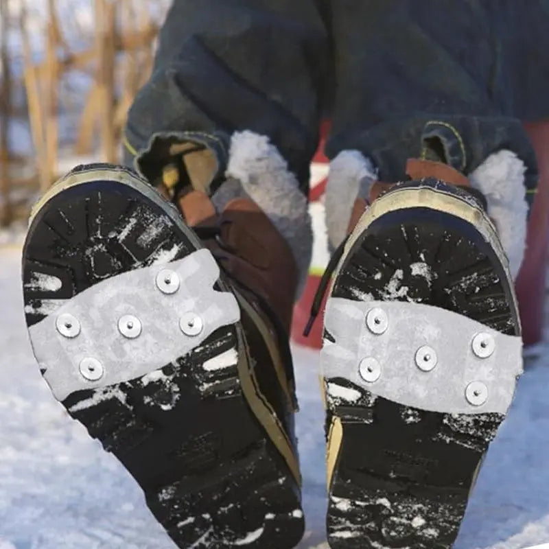 Antislip overschoenen met spikes voor veiligheid en grip buiten