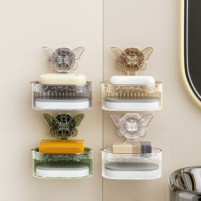 ButterFloat - Stylish butterfly soap dish for bathroom &amp; kitchen
