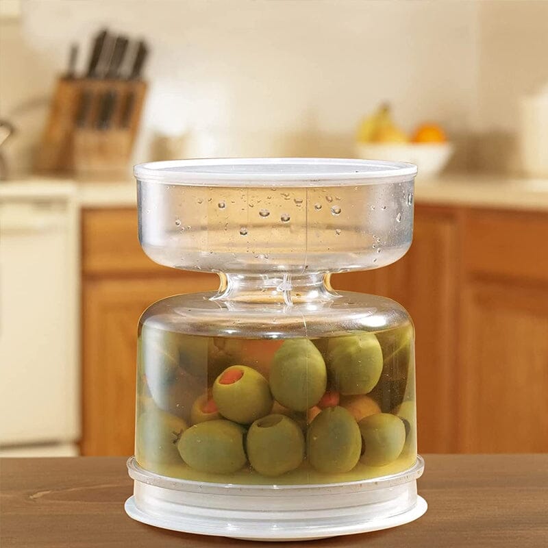 PicklePal - Jar of Pickles and Olives with Strainer [Last Day Sale]