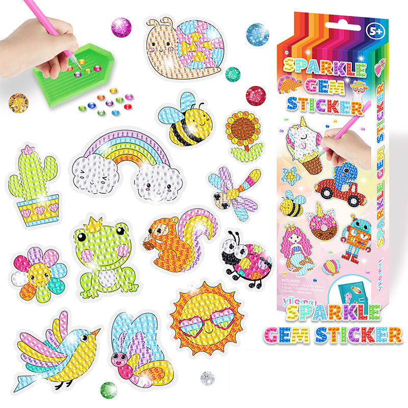 SparkCraft™ - Magical diamond coloring pages for kids