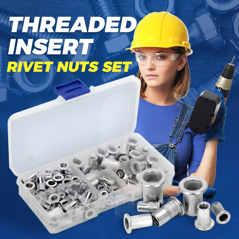 RivetGrip - Rivet Nut Set with Flat Head and Thread