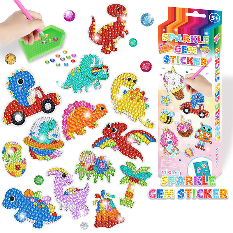 SparkCraft™ - Magical diamond coloring pages for kids