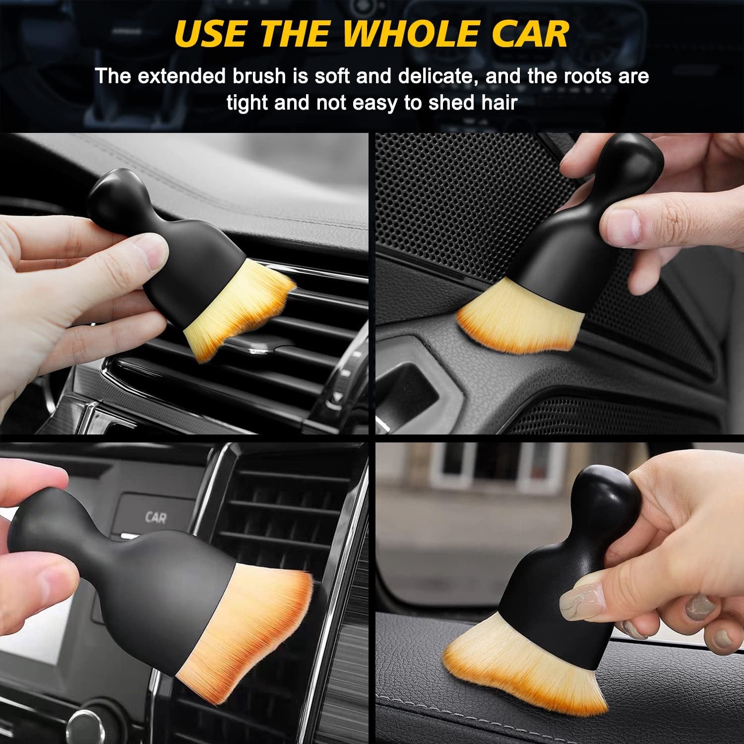 Buy 1+1 FREE GapBrush™ - Ultra-soft interior brush for fabric [Last day sale] 