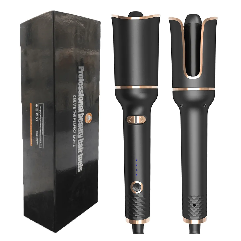 GlamCurl™ Keramische Automatisch Draaiende U-Vormige Krultang