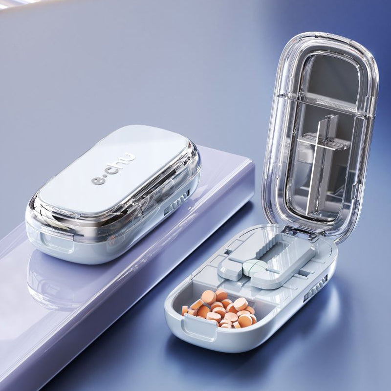 Compacte Veilige Pillensplitser voor Gemakkelijk Medicijnbeheer