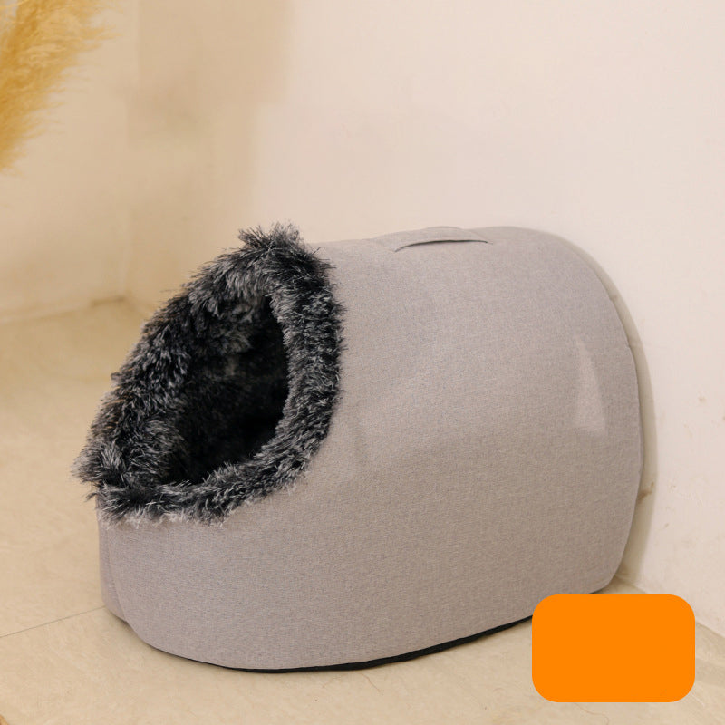 Gezellig winterhuisje voor kleine honden en katten