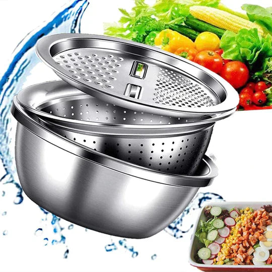 BowlXpert - Multifunctional stainless steel bowl [Last day sale]