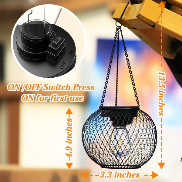 50% OFF | SolarNest - Retro-style solar lighting for a charming garden ambiance [Last day of sale]