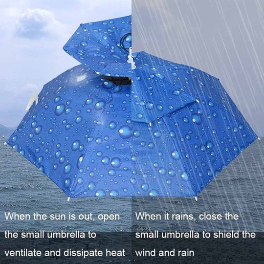 50% OFF | DoubleShade - Double-Layered Outdoor Umbrella Hat [Last Day Sale]
