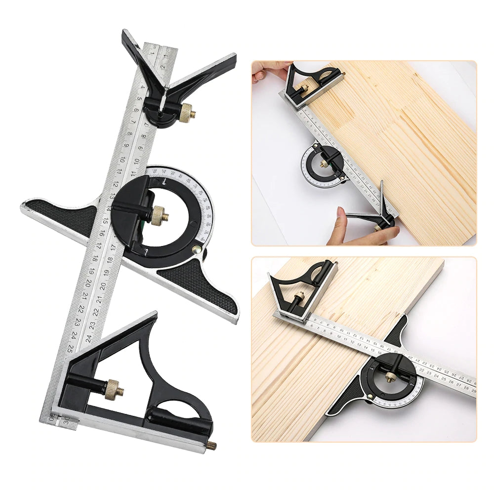 AdjustiRuler - Multifunctional combination of movable angle rulers