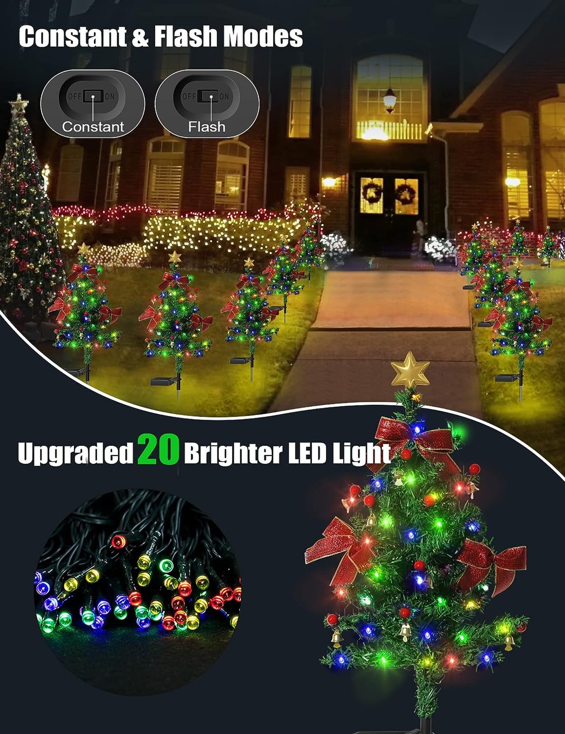 Buy one and get one free | SunLitTree™ - Solar Christmas Tree Lights [Last Day Sale]