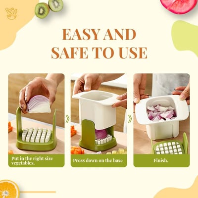 QuickDice - Cut vegetables in seconds, without risk