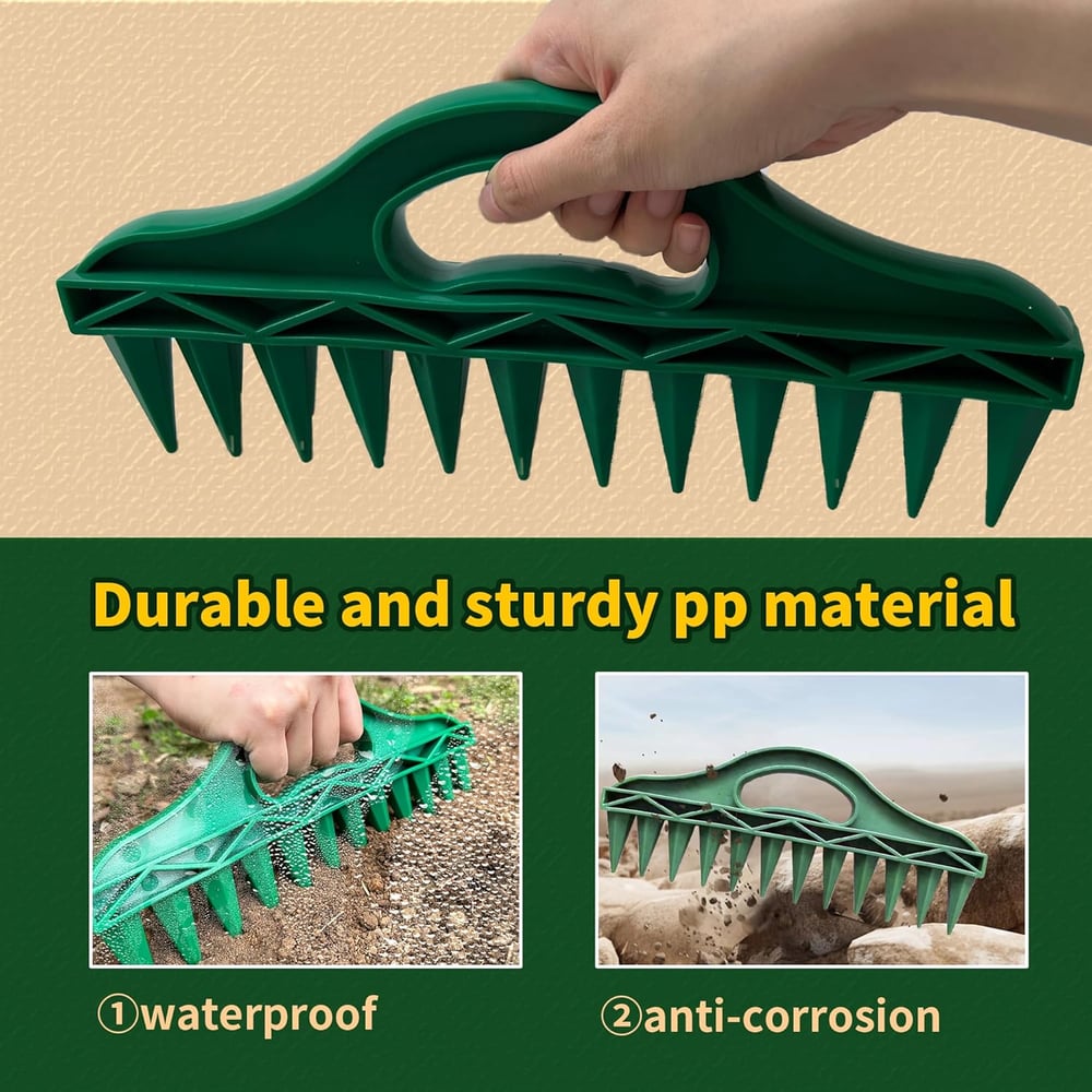 SeedMate - Planting skewer with 12-hole template