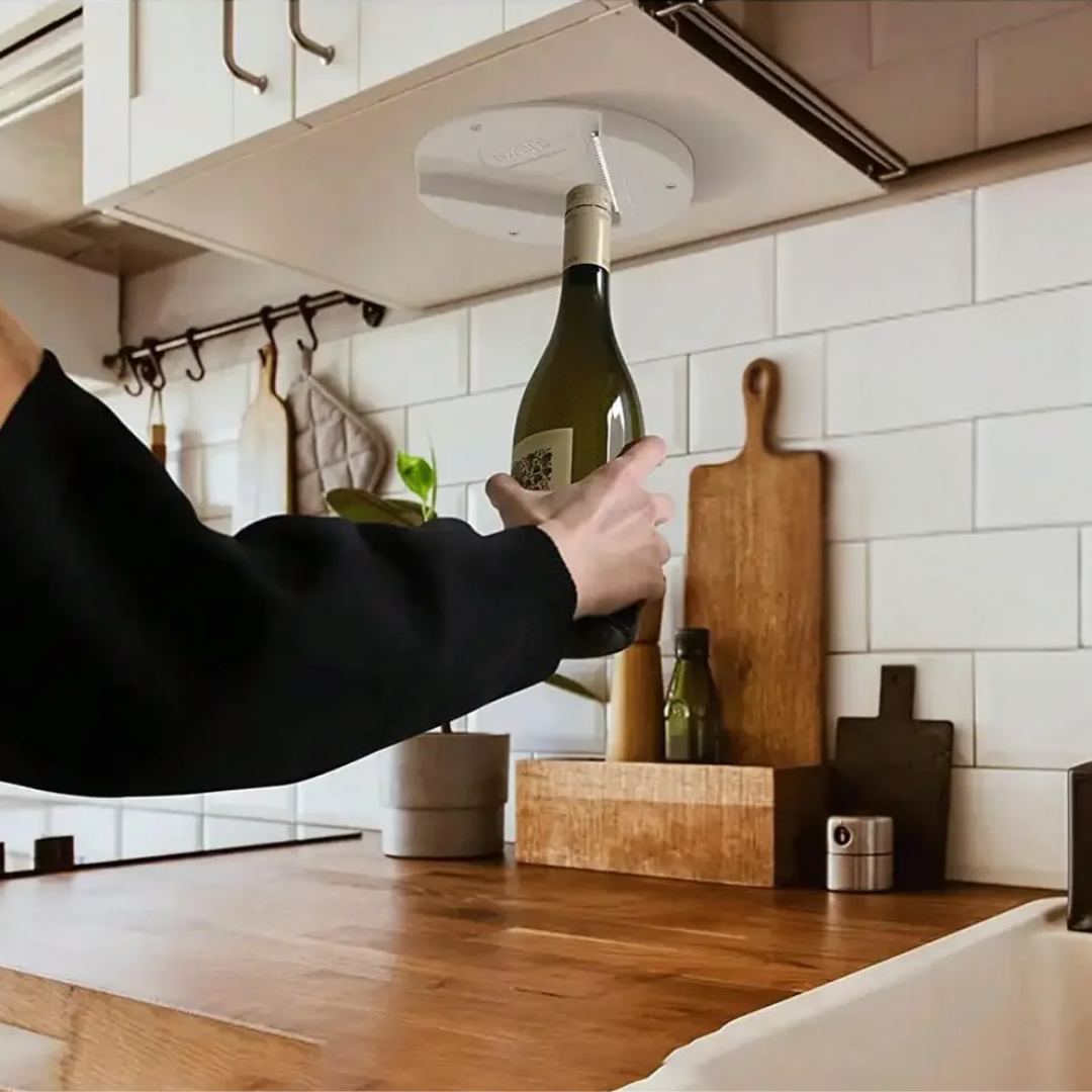 Ergonomische Eenhandige Glasdekselopener Tool