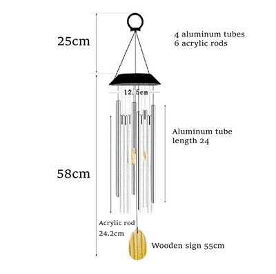 GlowChime - Soothing light &amp; sound for your outdoor space