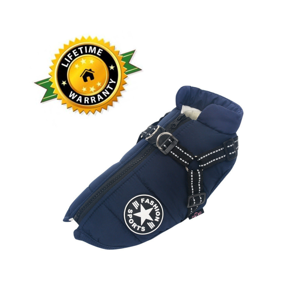 WoofGuard - Waterproof winter jacket with integrated harness [Last day sale]