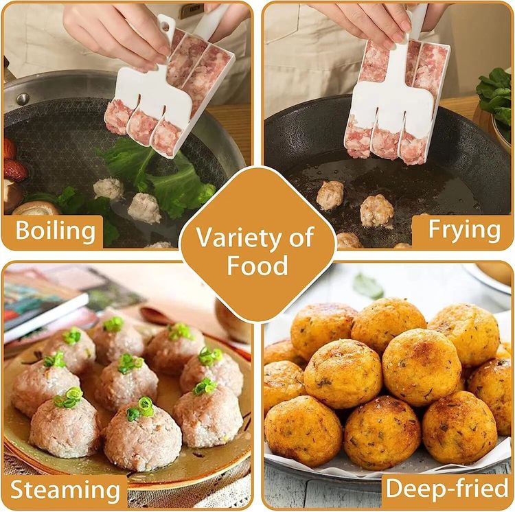 MultiForm - 3-in-1 meatball mold for clean and fast cooking