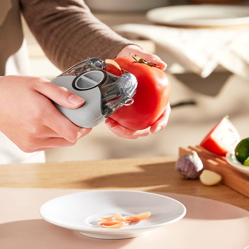 HandyPeel - 3-in-1 mini stainless steel vegetable and fruit peeler