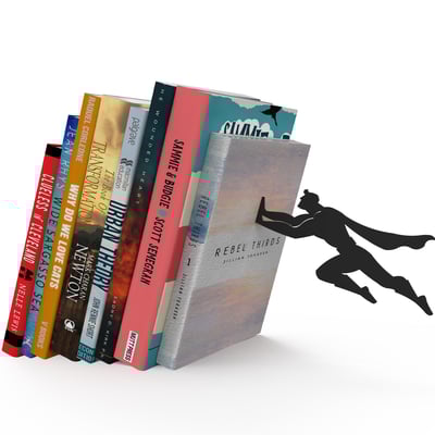 HeroHold - The superhero bookends
