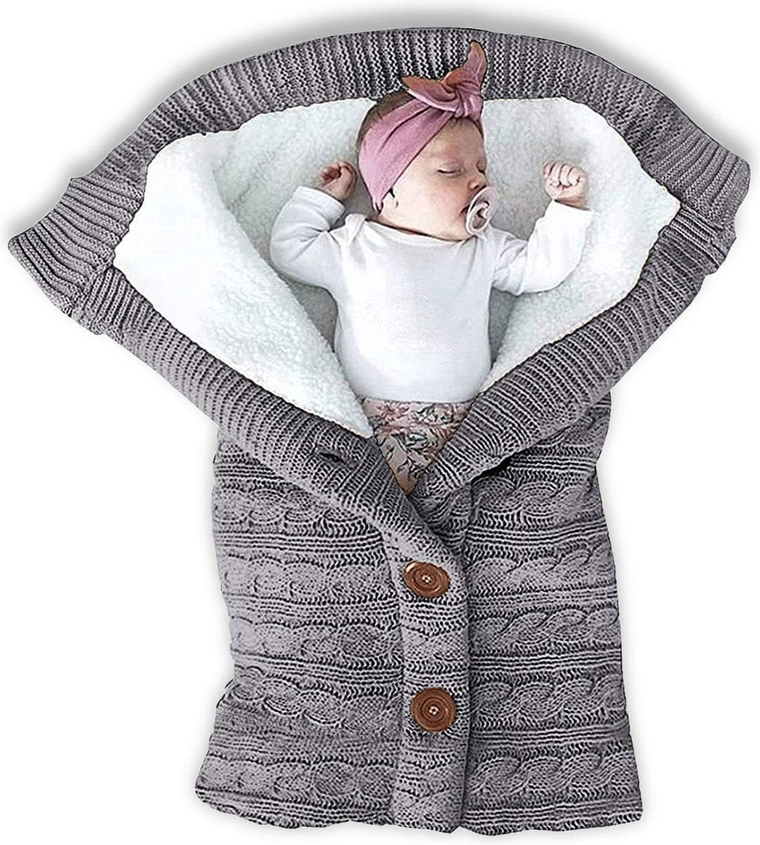 LittleCradle™ Knitted Winter Sleeping Bag [Last Day Sale]