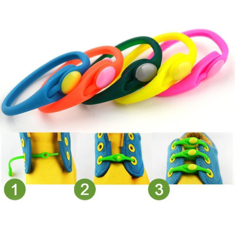 3+3 FREE | EasyTie™ - Waterproof Silicone Shoelaces [Last-day sale]