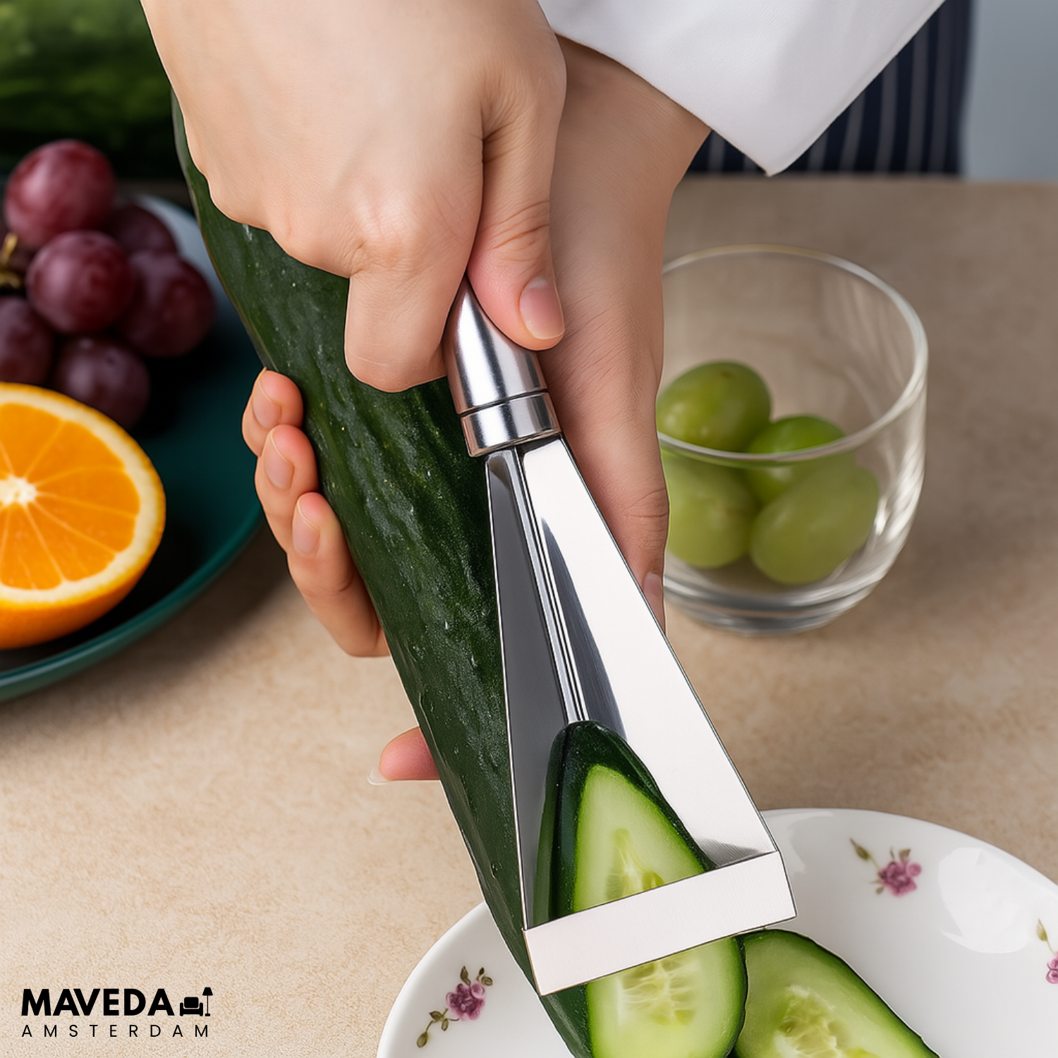 50% OFF | ChefCarve - Precision Stainless Steel Fruit Slicer [Last Day Sale]