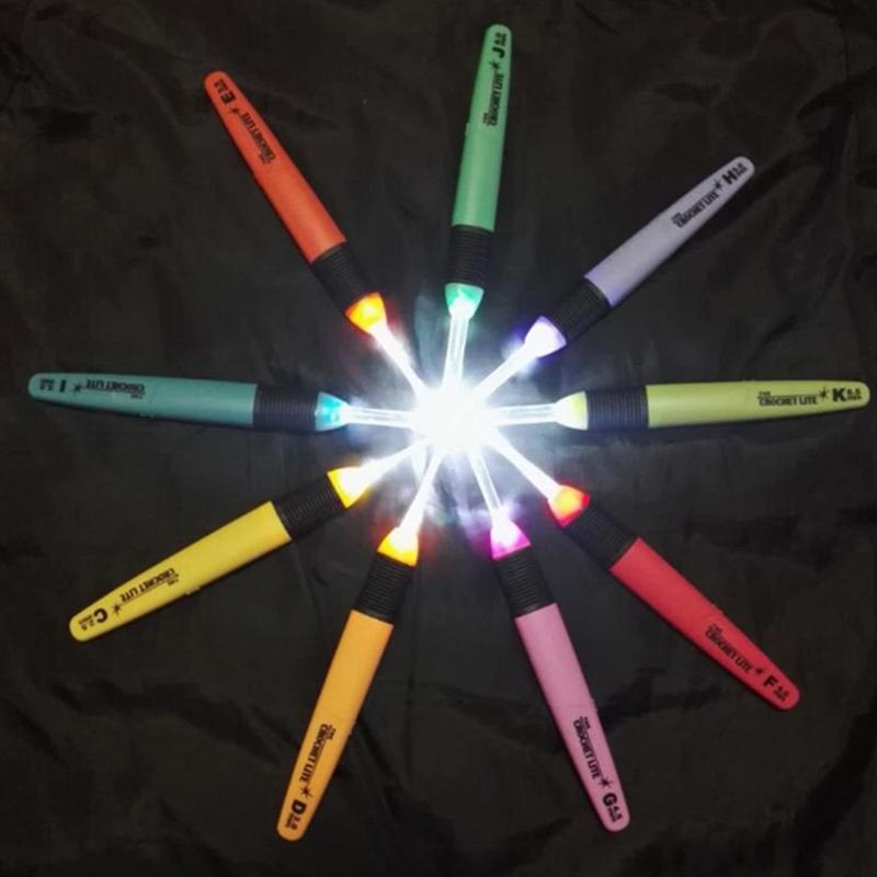 GlowHook - Glowing Crochet Hooks for Every Occasion (Set of 9)