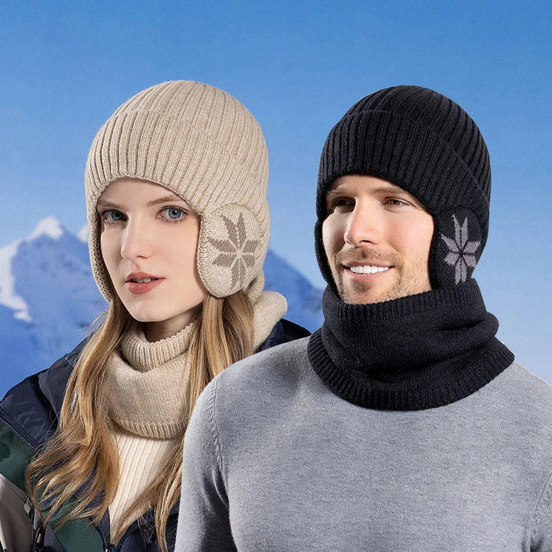 CozyCover - Winter Beanie Hat Scarf Sets Warm Knitted Hat [Last Day Sale]
