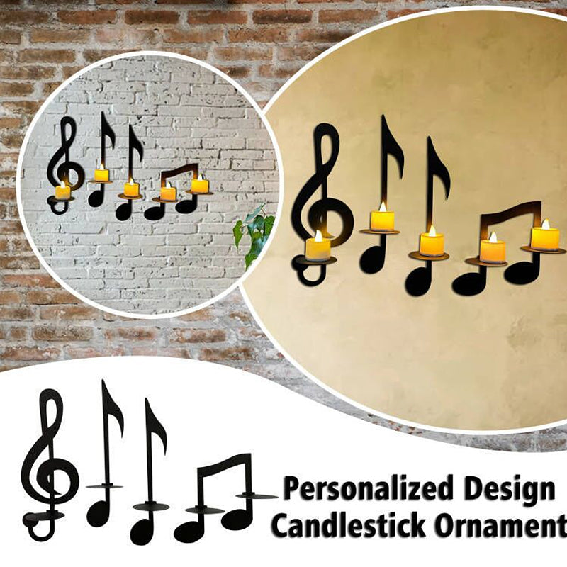 50% OFF | CandleSonata - Musical Note Candle Holder [Last Day Sale]