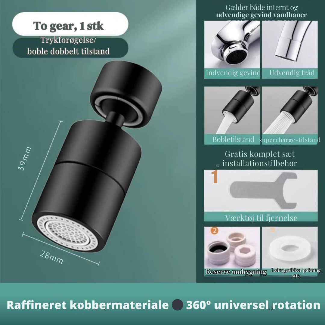 FlowFlex - 720° freedom of movement for impeccable sinks