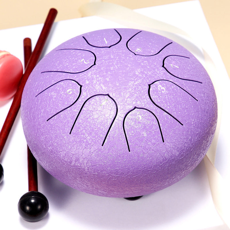 BuddhaSounds - Mini steel-tongue drum 6-inch sound healing drum set [Last-day sale]