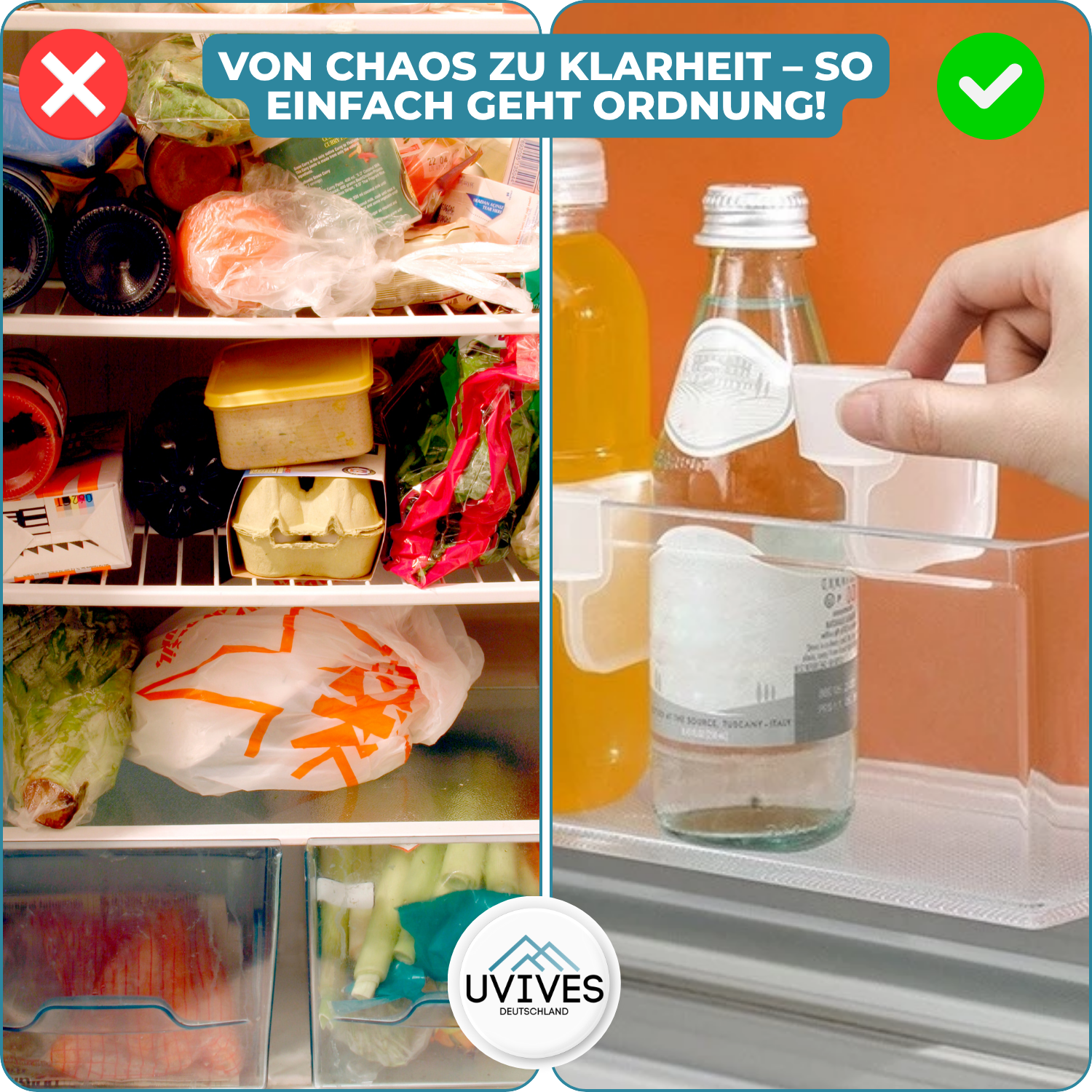 5+5 FREE | FridgeTidy - No more chaos, everything in its place!