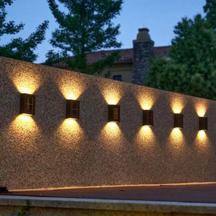 Buy one and get one free | DuoLux - Solar wall lamp with double shade