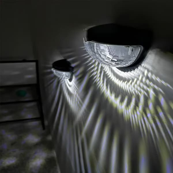 Buy 1+1 FREE | HaloCryst - LED semicircular stair light, wall light, gate light