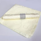 Tafelservetten | Jacquardstructuur | Polyester | 10-delige set