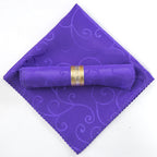 Tafelservetten | Jacquardstructuur | Polyester | 10-delige set