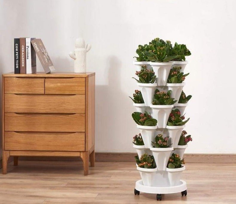 Buy One Get One Free | VertiFlora - Vertical Stackable Plant Pots [Last Day Sale] 