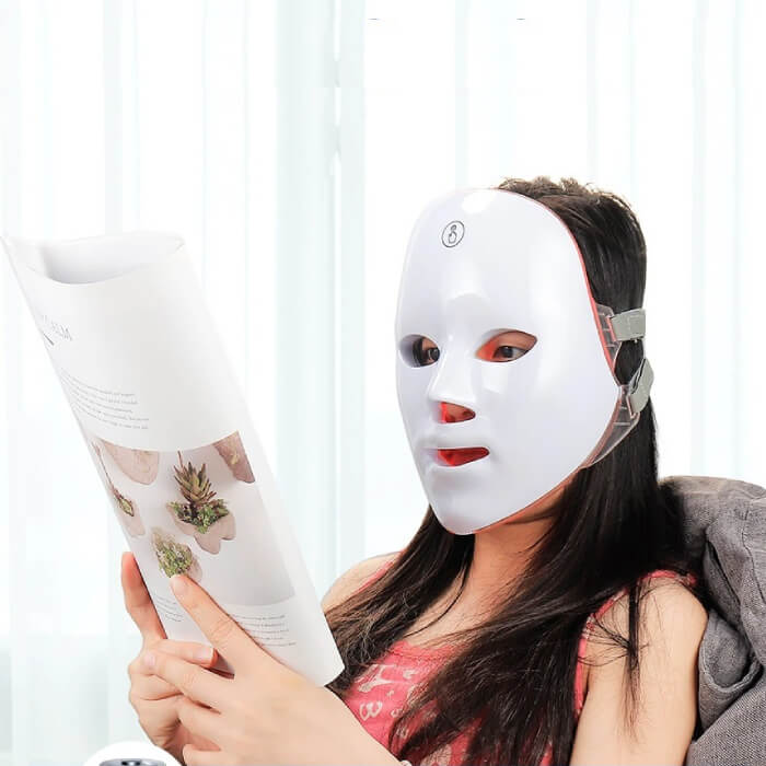 GlowBloom™ LED-lichttherapie Koreaanse gezichtsmasker
