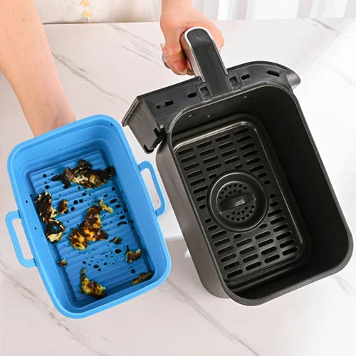 FryTray - Foldable silicone baking tray for the hot air fryer