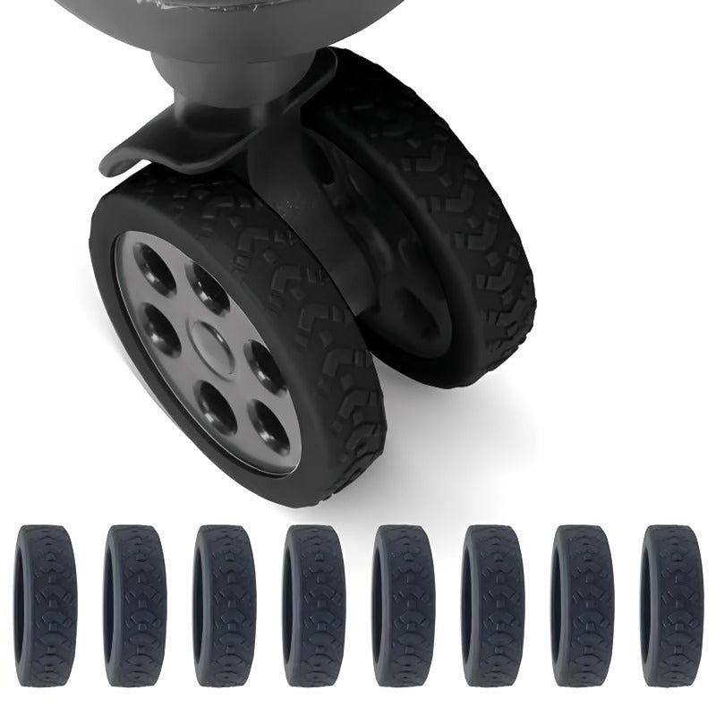 4+4 FREE | WheelShield - Protects the wheels of your suitcase and reduces noise.