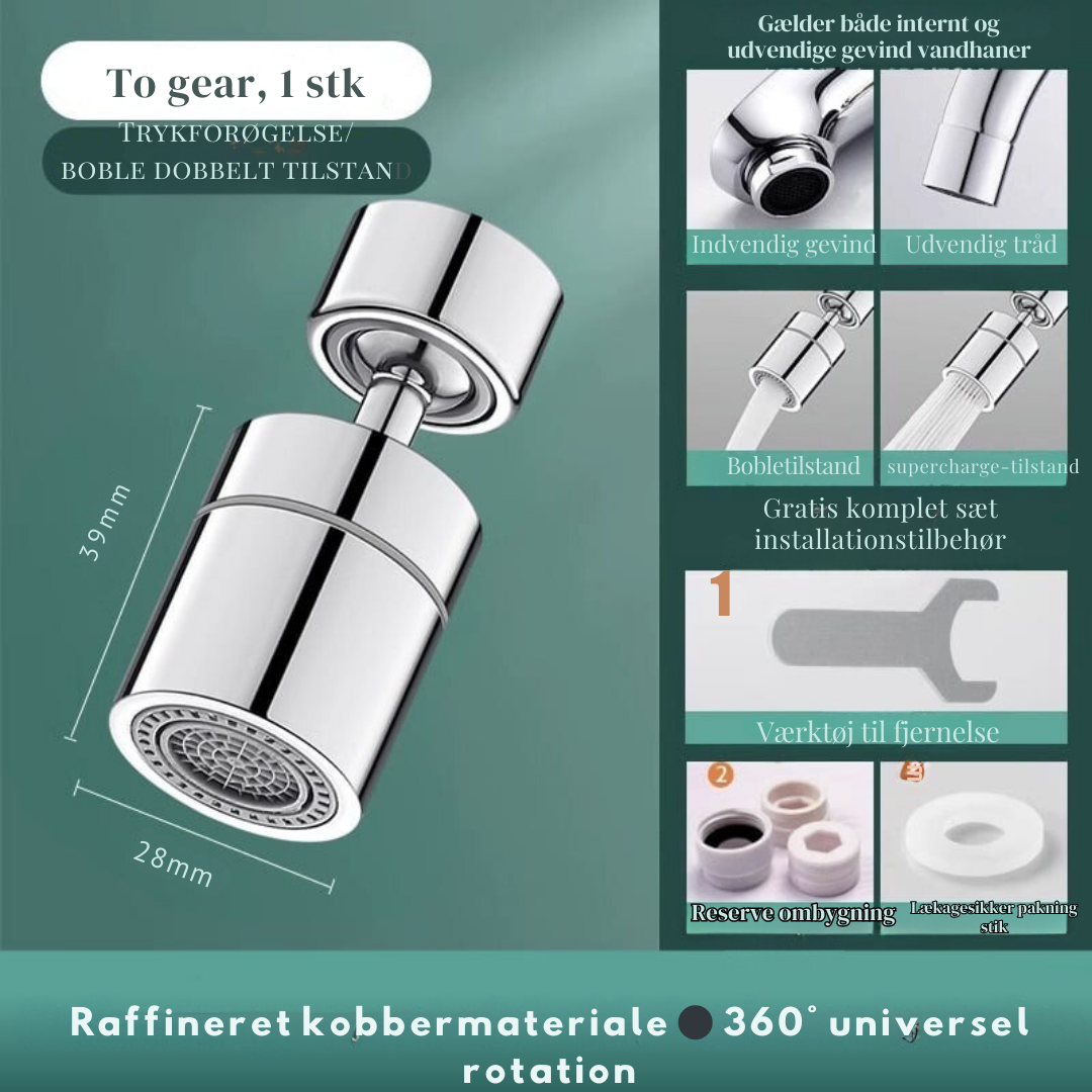 FlowFlex - 720° freedom of movement for impeccable sinks