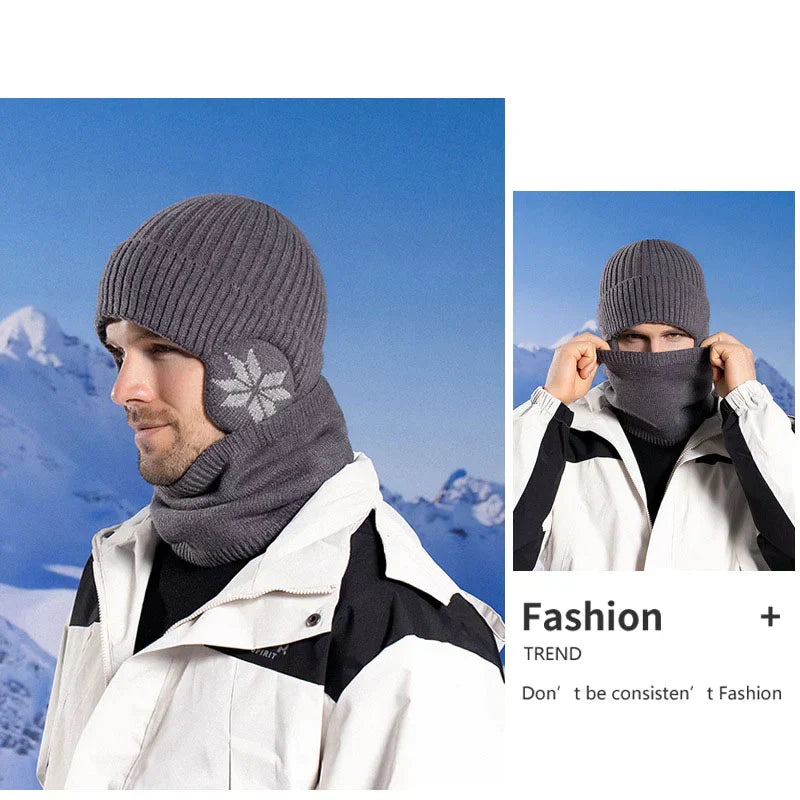 CozyCover - Winter Beanie Hat Scarf Sets Warm Knitted Hat [Last Day Sale]