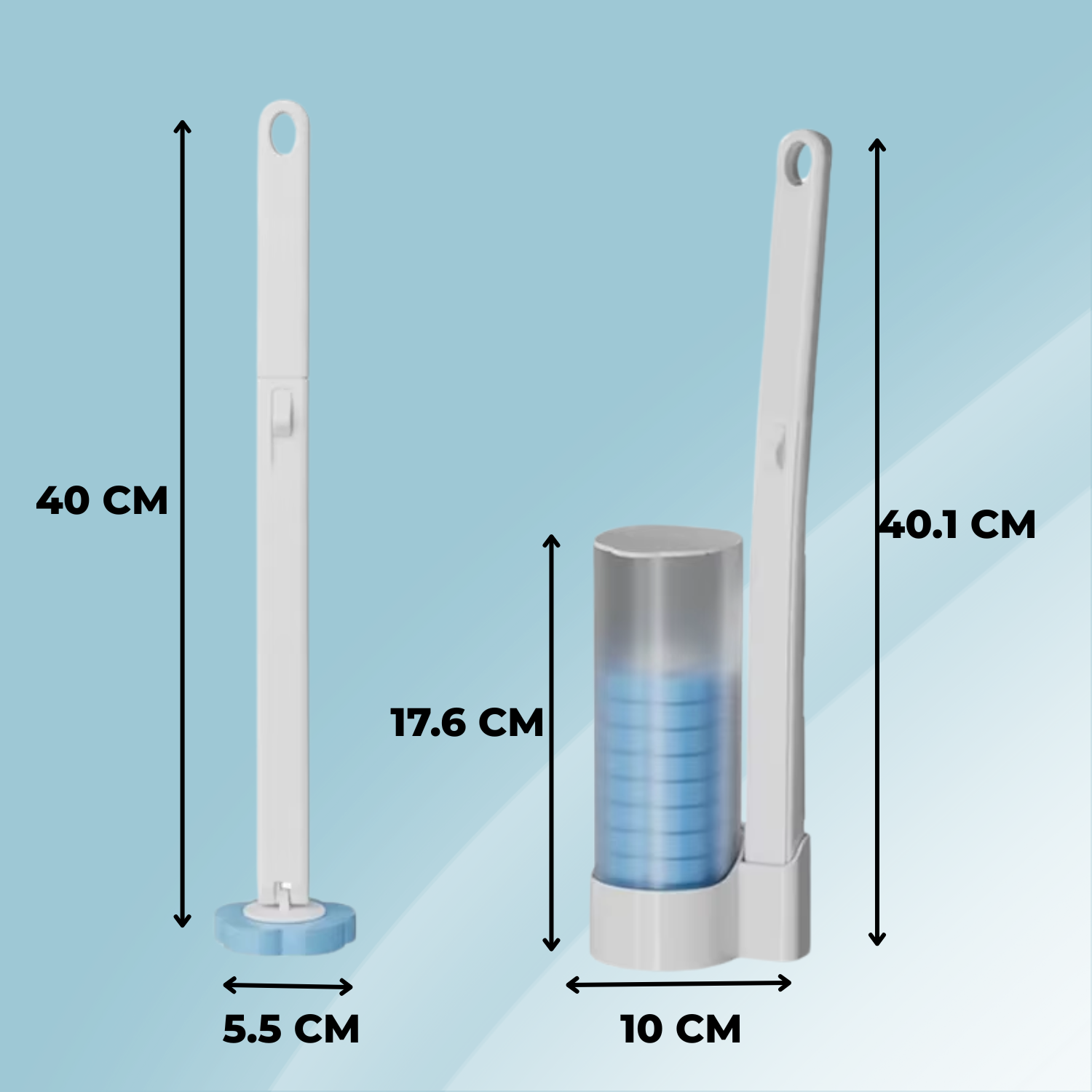 CleanGrip™ - Hygienically clean toilet without scrubbing
