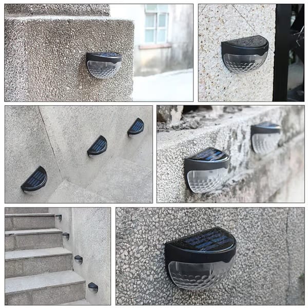 Buy 1+1 FREE | HaloCryst - LED semicircular stair light, wall light, gate light