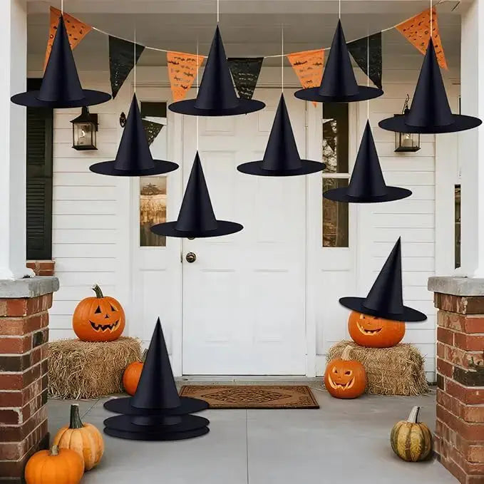 Spookachtige Halloween Heksenhoed Versiering voor Feest en Thuis