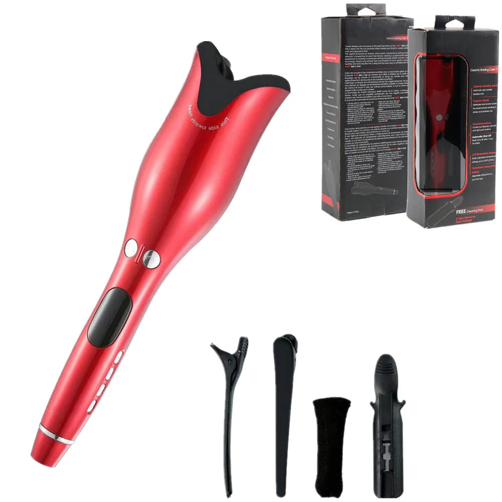 GlamCurl™ Keramische Automatisch Draaiende U-Vormige Krultang