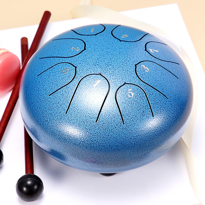 BuddhaSounds - Mini steel-tongue drum 6-inch sound healing drum set [Last-day sale]